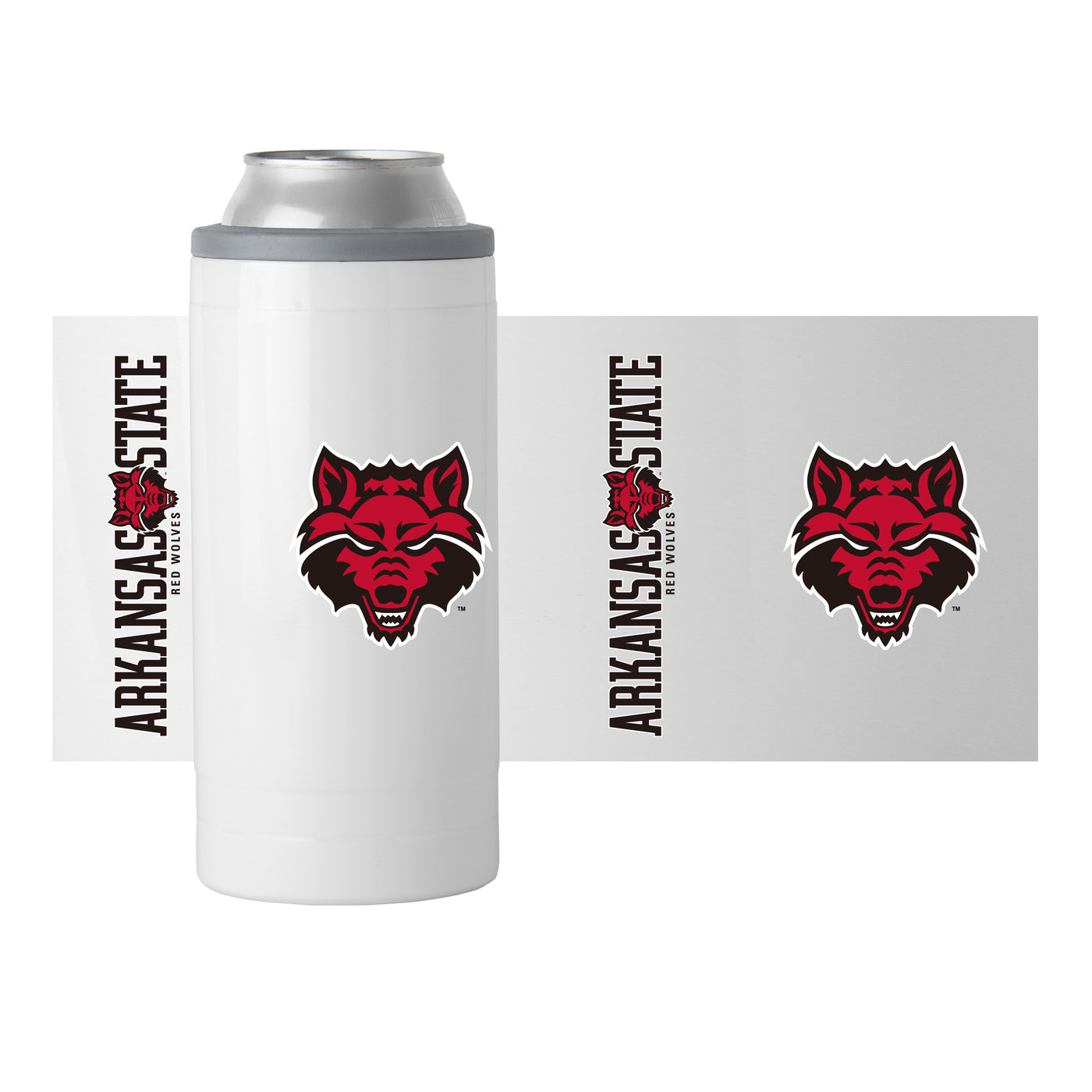 Arkansas State 12oz Gameday Slim Can Coolie