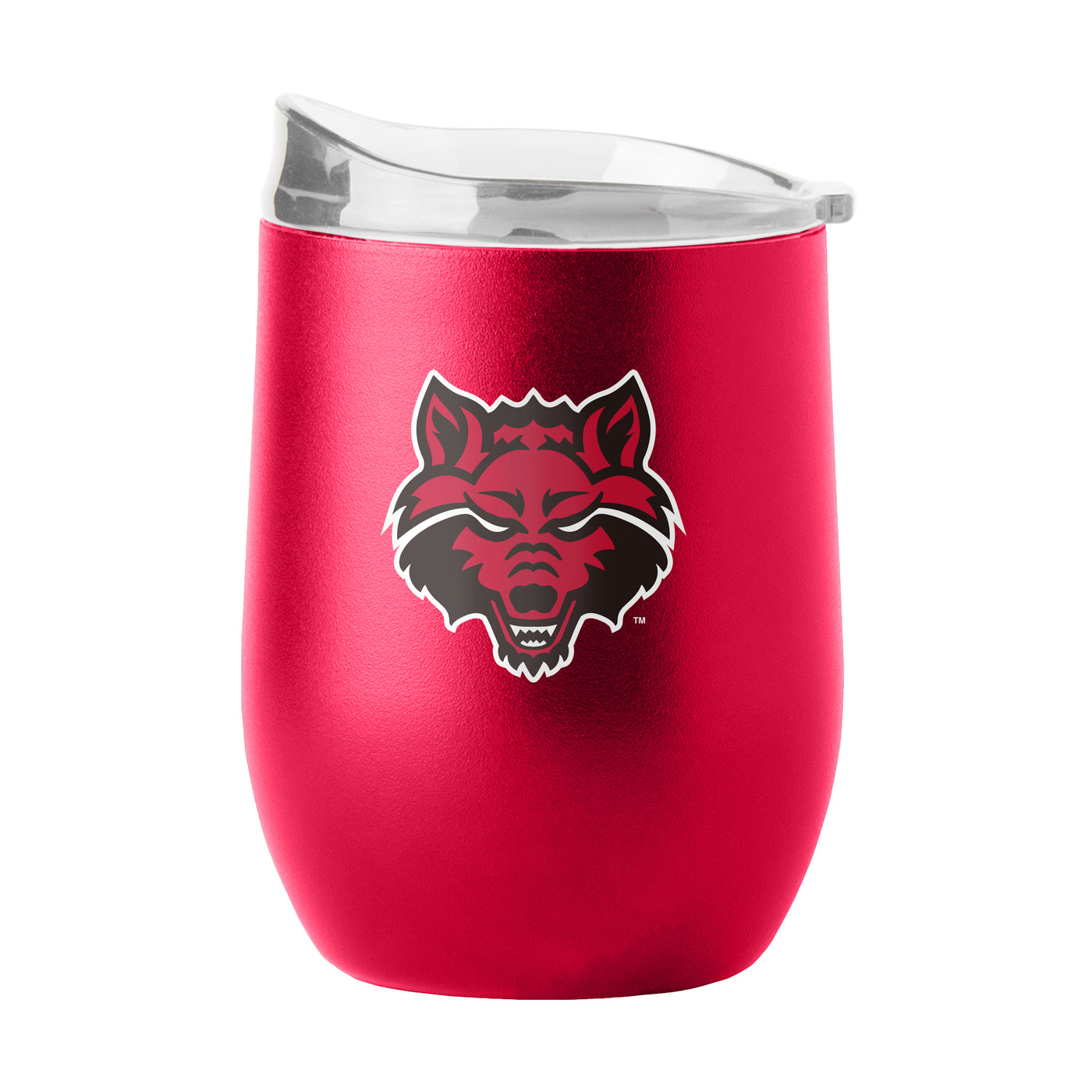 Arkansas State 16oz Flipside Powder Coat Curved Bev - Logo Brands