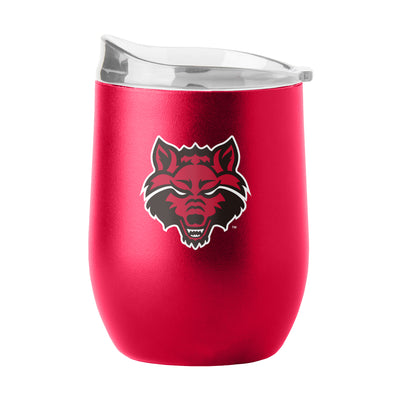 Arkansas State 16oz Flipside Powder Coat Curved Bev - Logo Brands