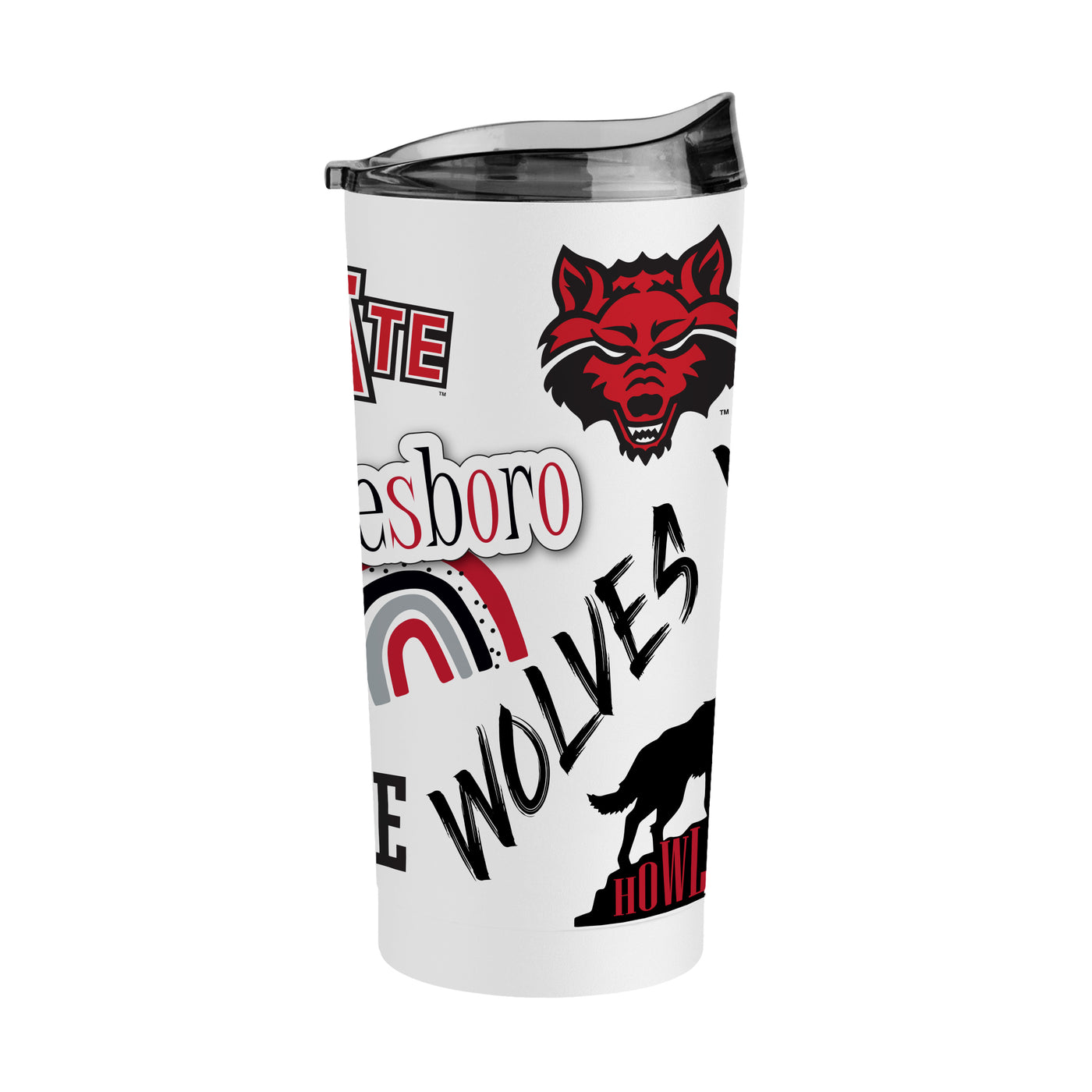 Arkansas State 20oz Native Powder Coat Tumbler