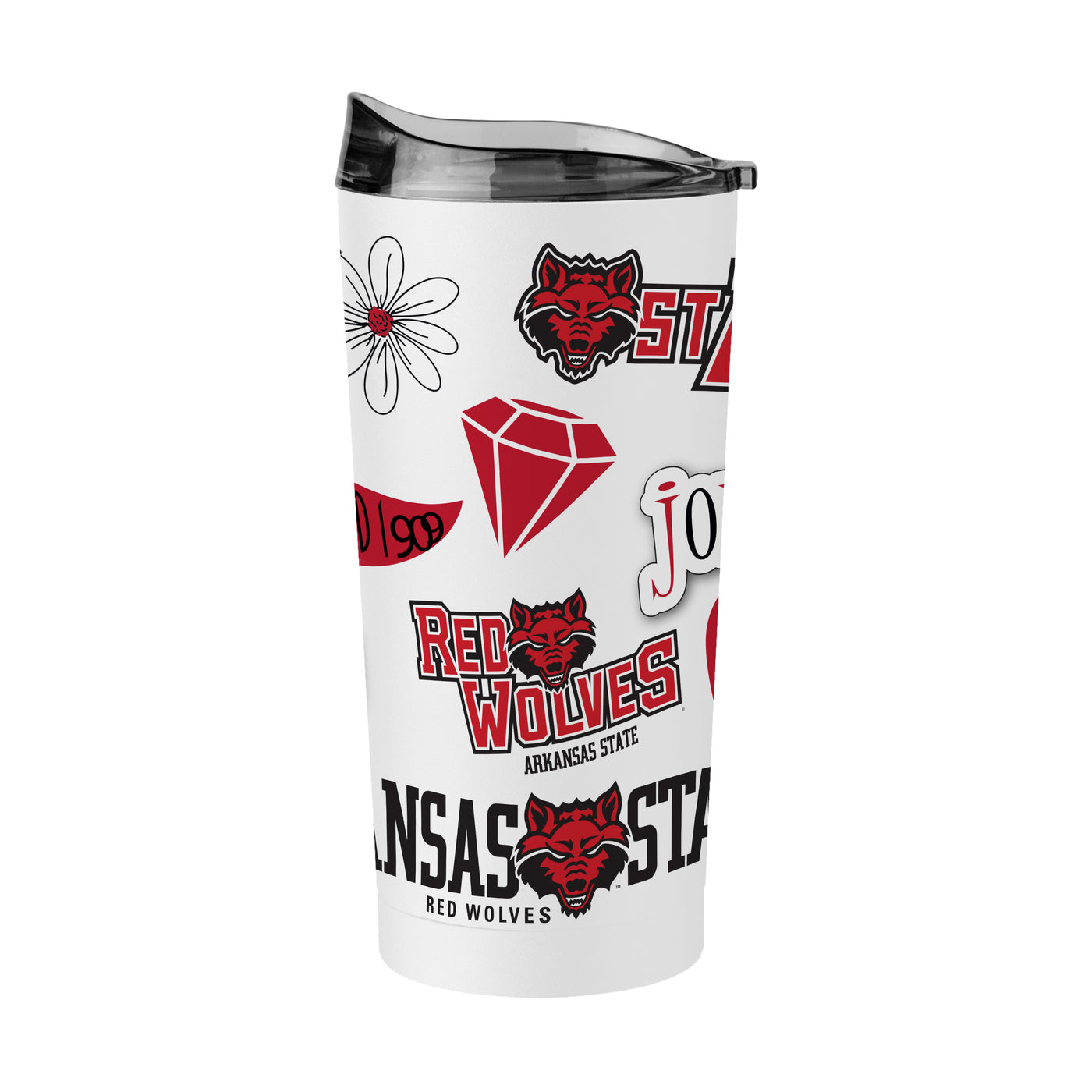 Arkansas State 20oz Native Powder Coat Tumbler