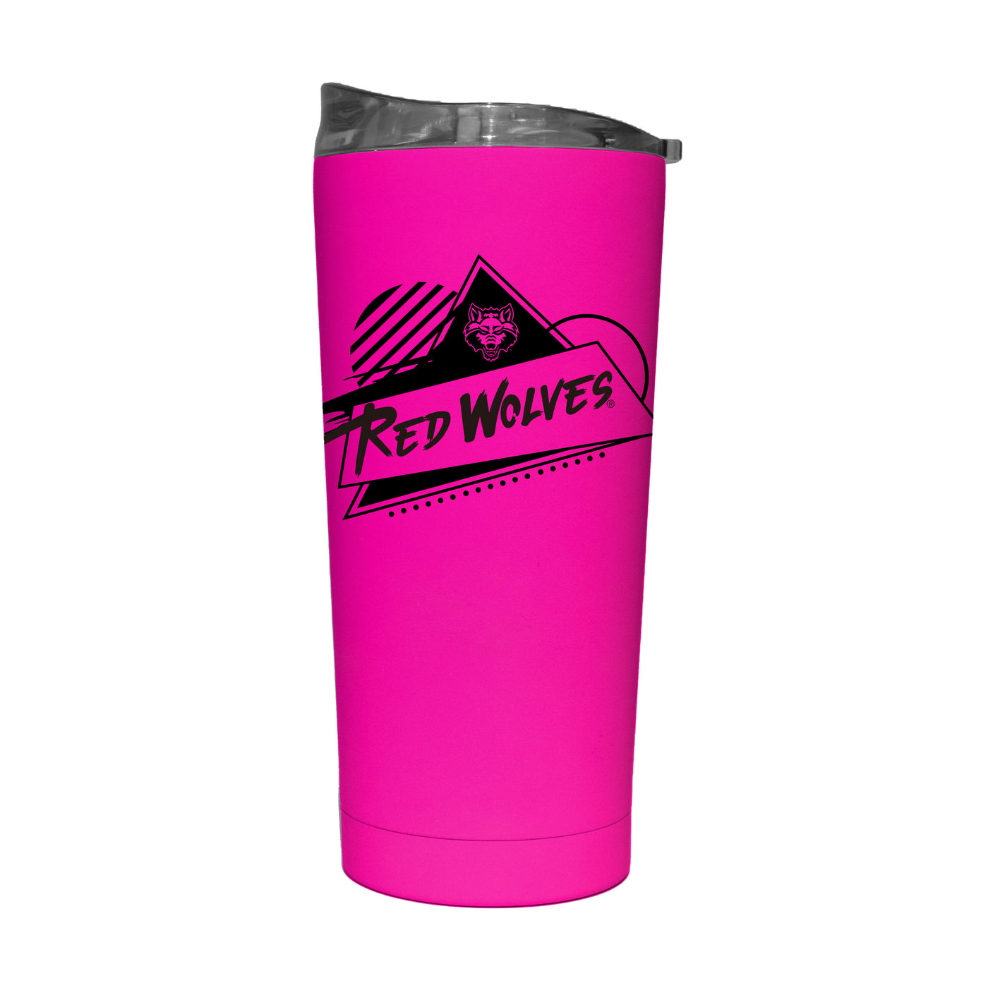 Arkansas State 20oz Electric Rad Soft Touch Tumbler - Logo Brands
