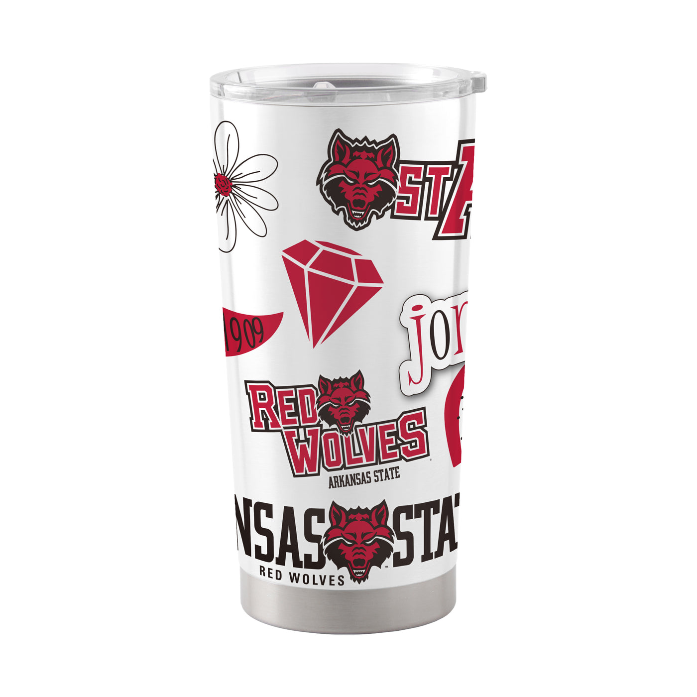 Arkansas State 20oz Native Stainless Tumbler - Logo Brands