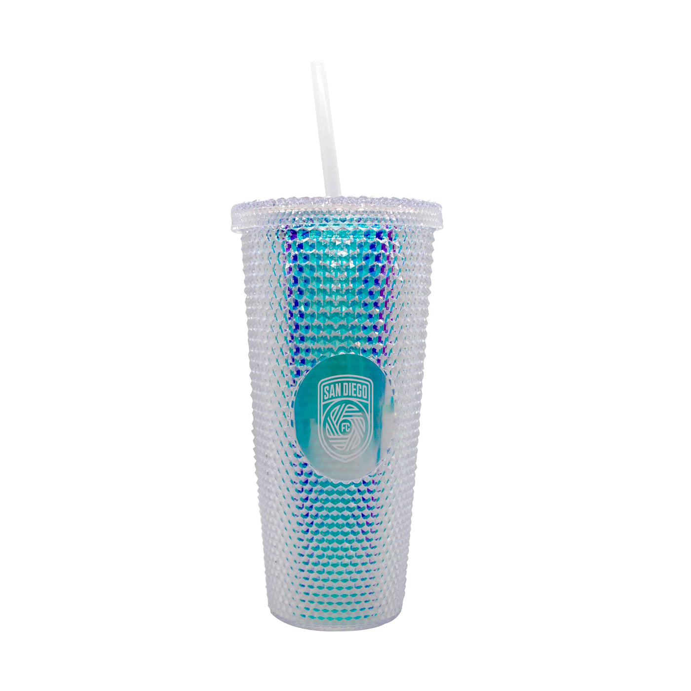 San Diego FC 24oz Iridescent Studded Tumbler