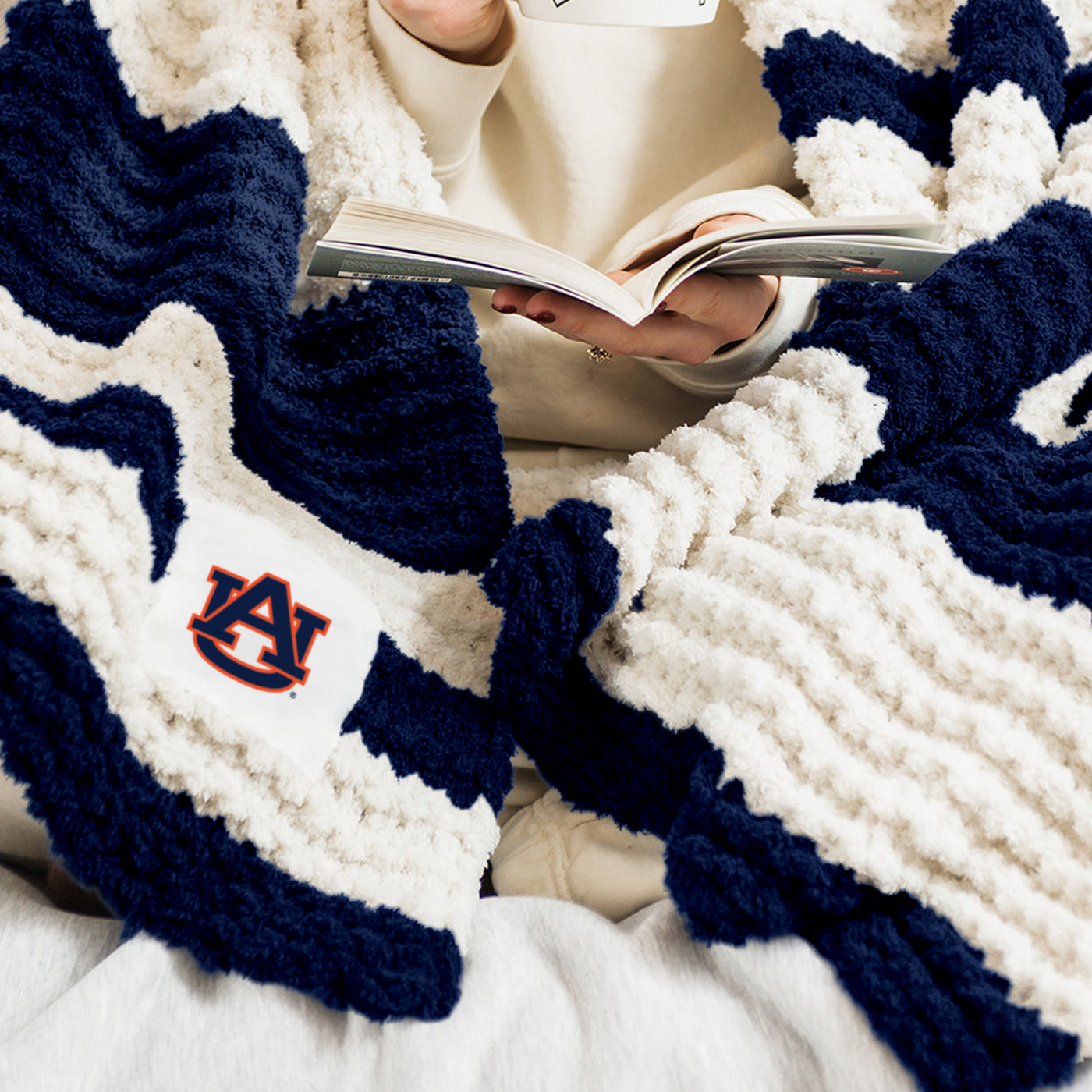 Auburn Cable Knit Throw 50x60
