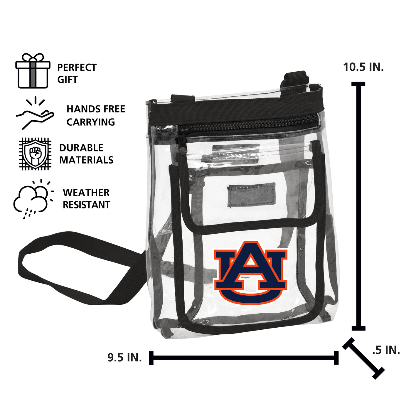 Auburn Gameday Clear Crossbody