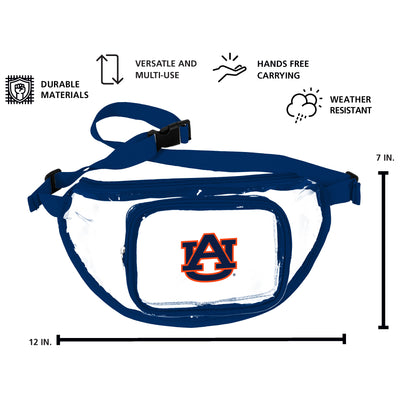 Auburn Clear Fanny Pack - Logo Brands