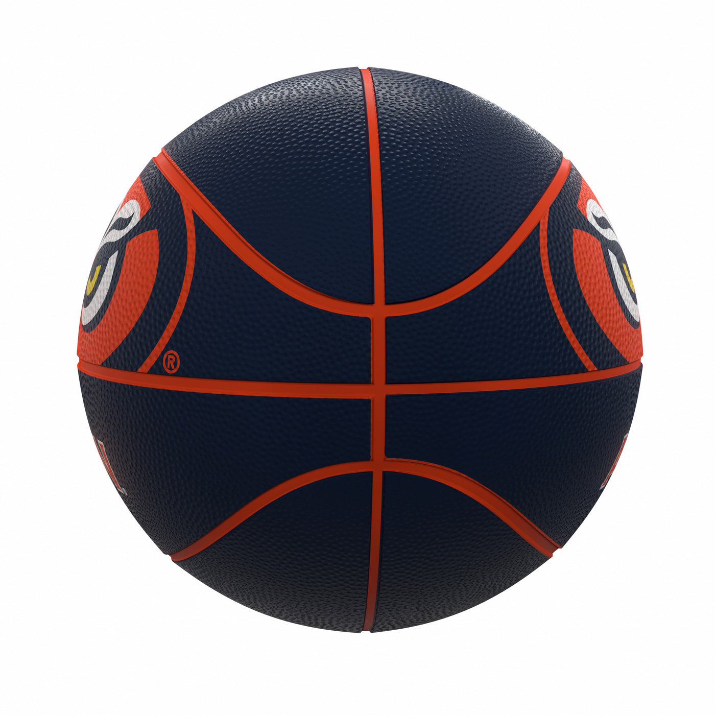 Auburn Mascot Official-Size Rubber Basketball - Logo Brands
