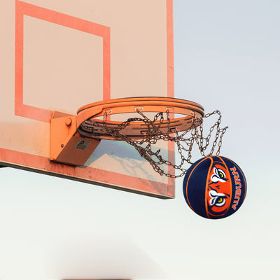 Auburn Mascot Official-Size Rubber Basketball - Logo Brands
