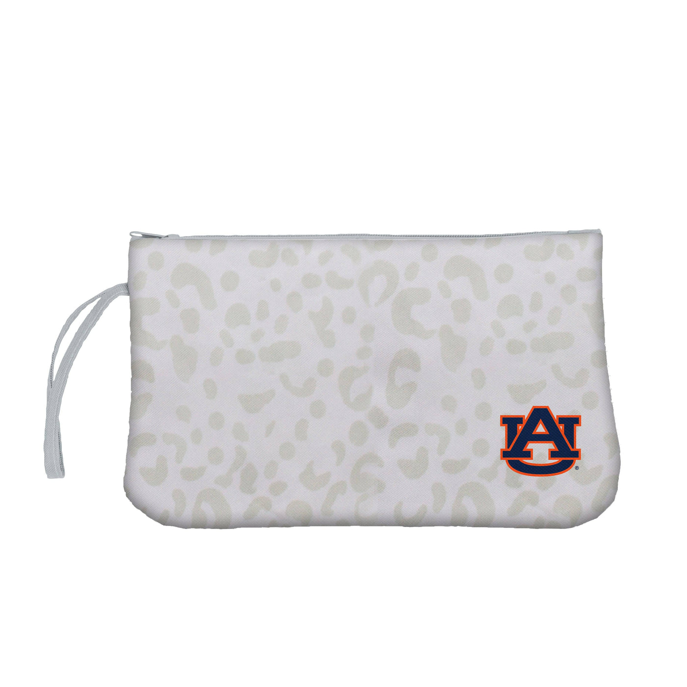 Auburn Leopard Print Wristlet