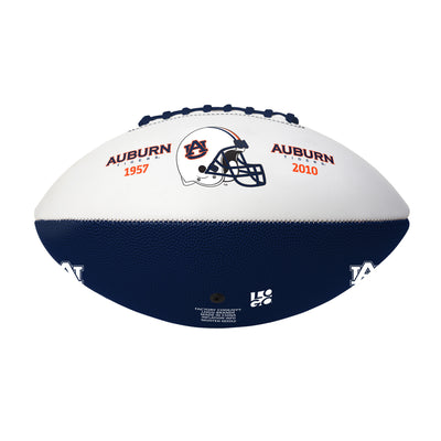 Auburn FS Commemorative  Autograph Debossed Football