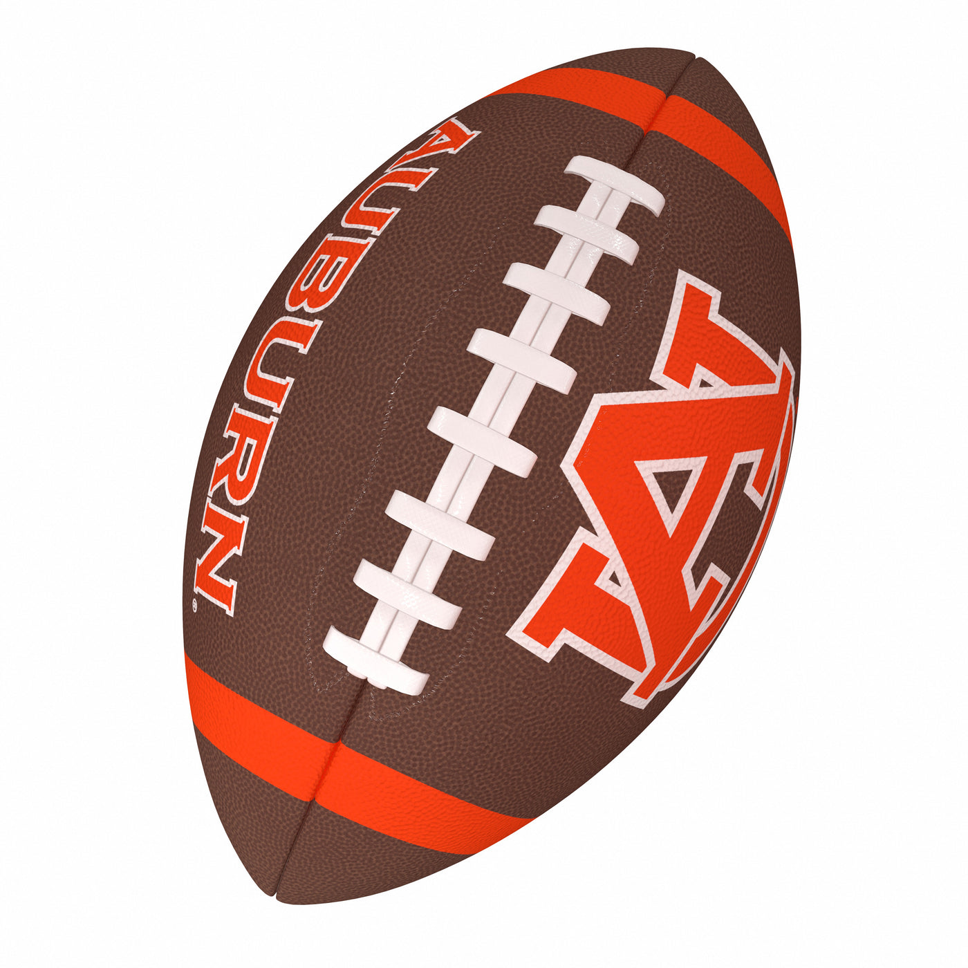 Auburn Team Stripe Official-Size Composite Football - Logo Brands