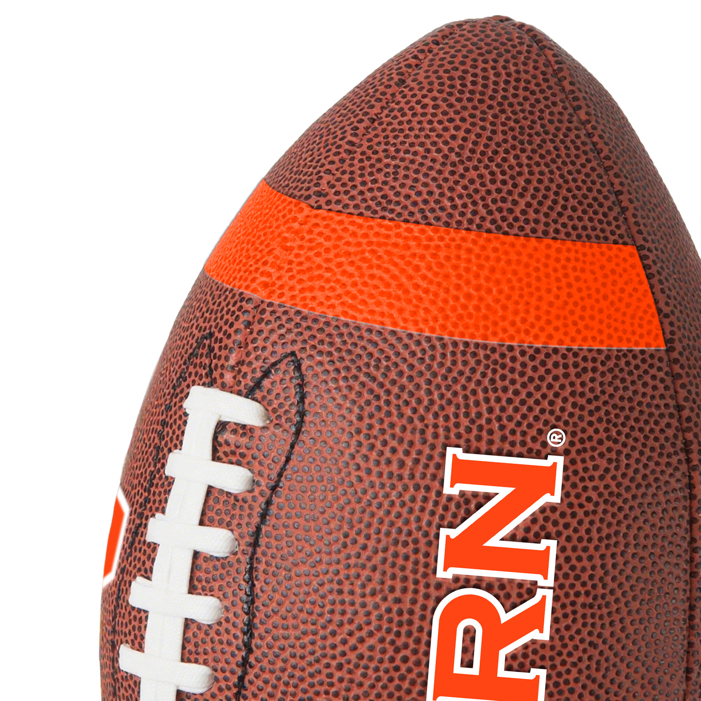 Auburn Team Stripe Official-Size Composite Football - Logo Brands