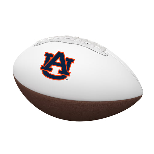 Auburn Mini Autograph Football by Logo Brands, recreation football with authentic team logo and space for signatures on the surface.