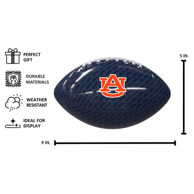 Auburn Carbon Fiber Mini Size Glossy Football