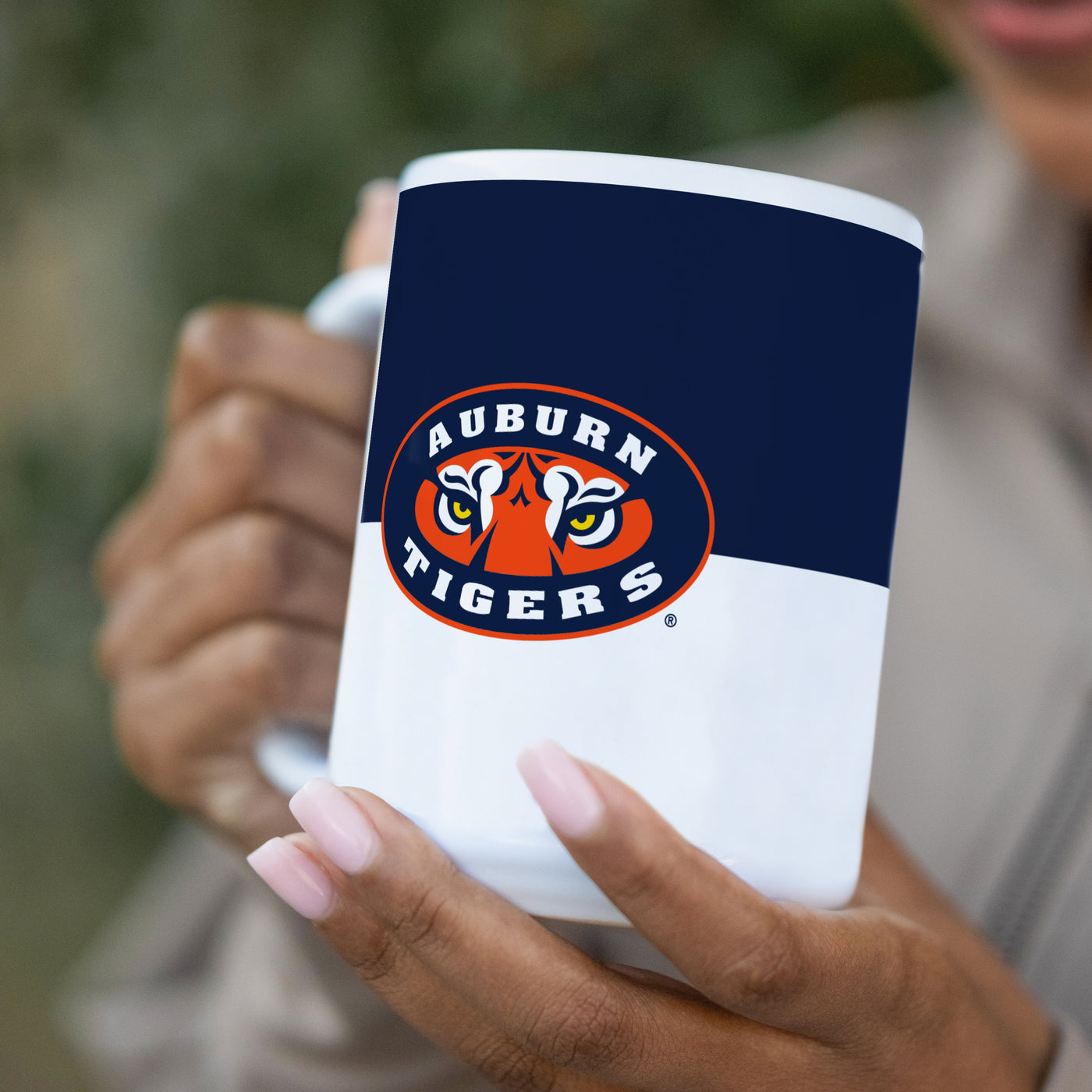 Auburn 15oz Colorblock Sublimated Mug
