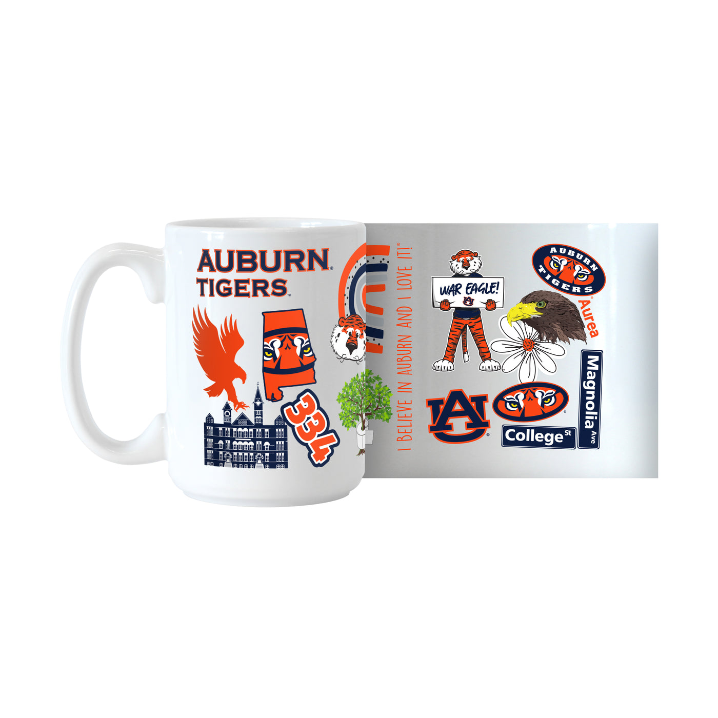 Auburn 15oz Native Sublimated Mug