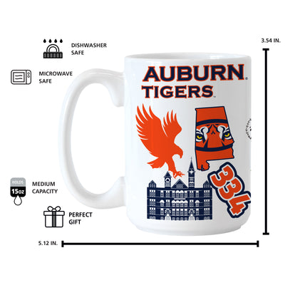 Auburn 15oz Native Sublimated Mug