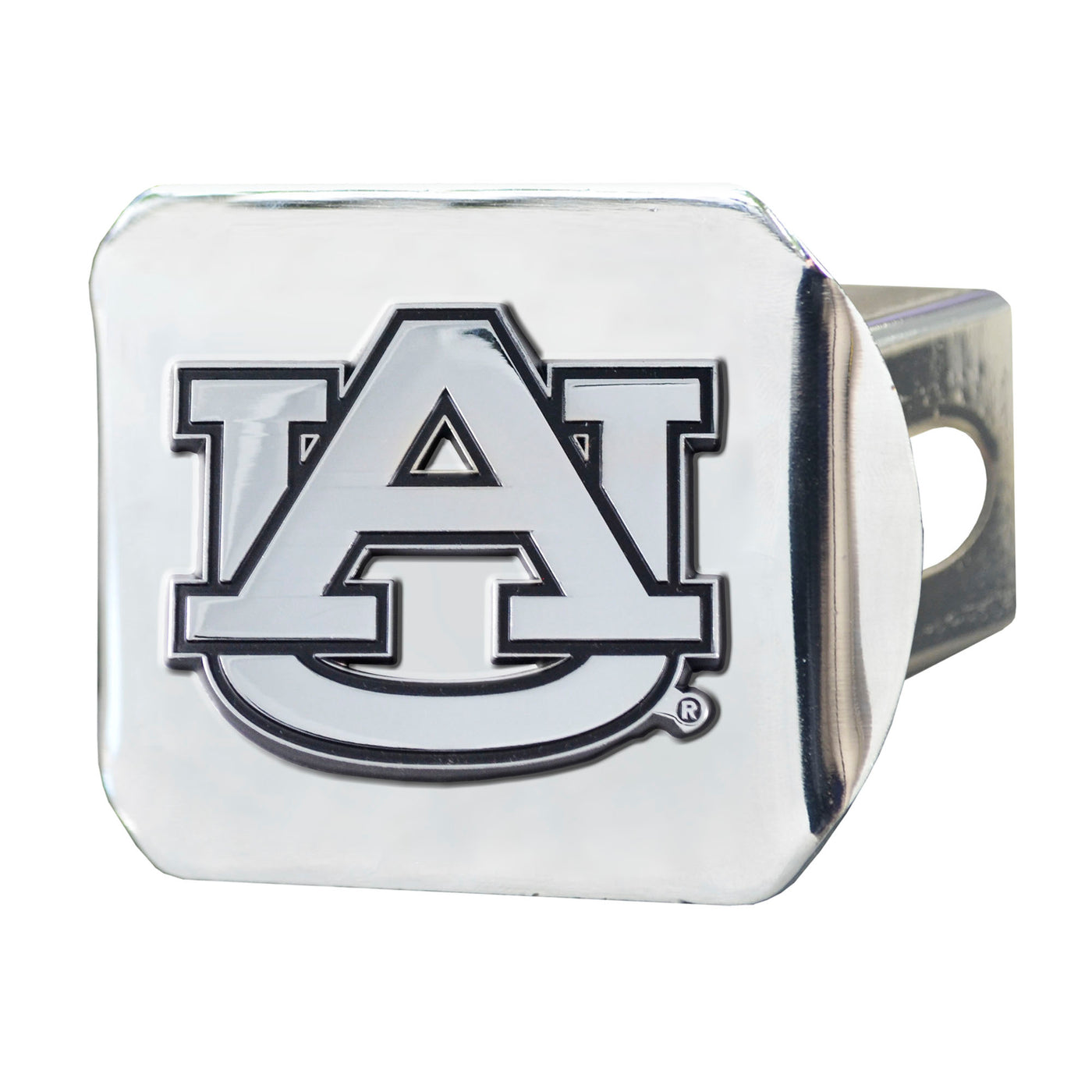 Auburn University Chrome on Chrome Hitch Cover