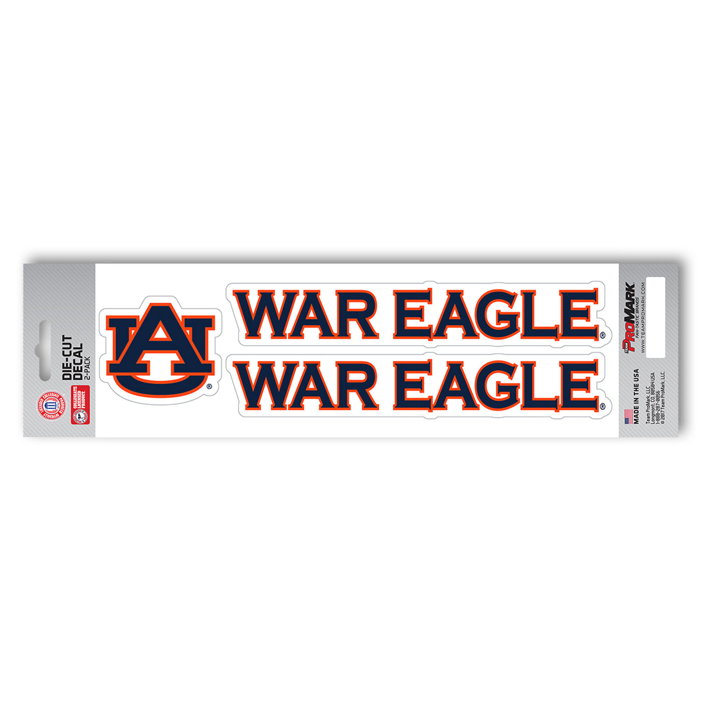 Auburn University Team Slogan Decal