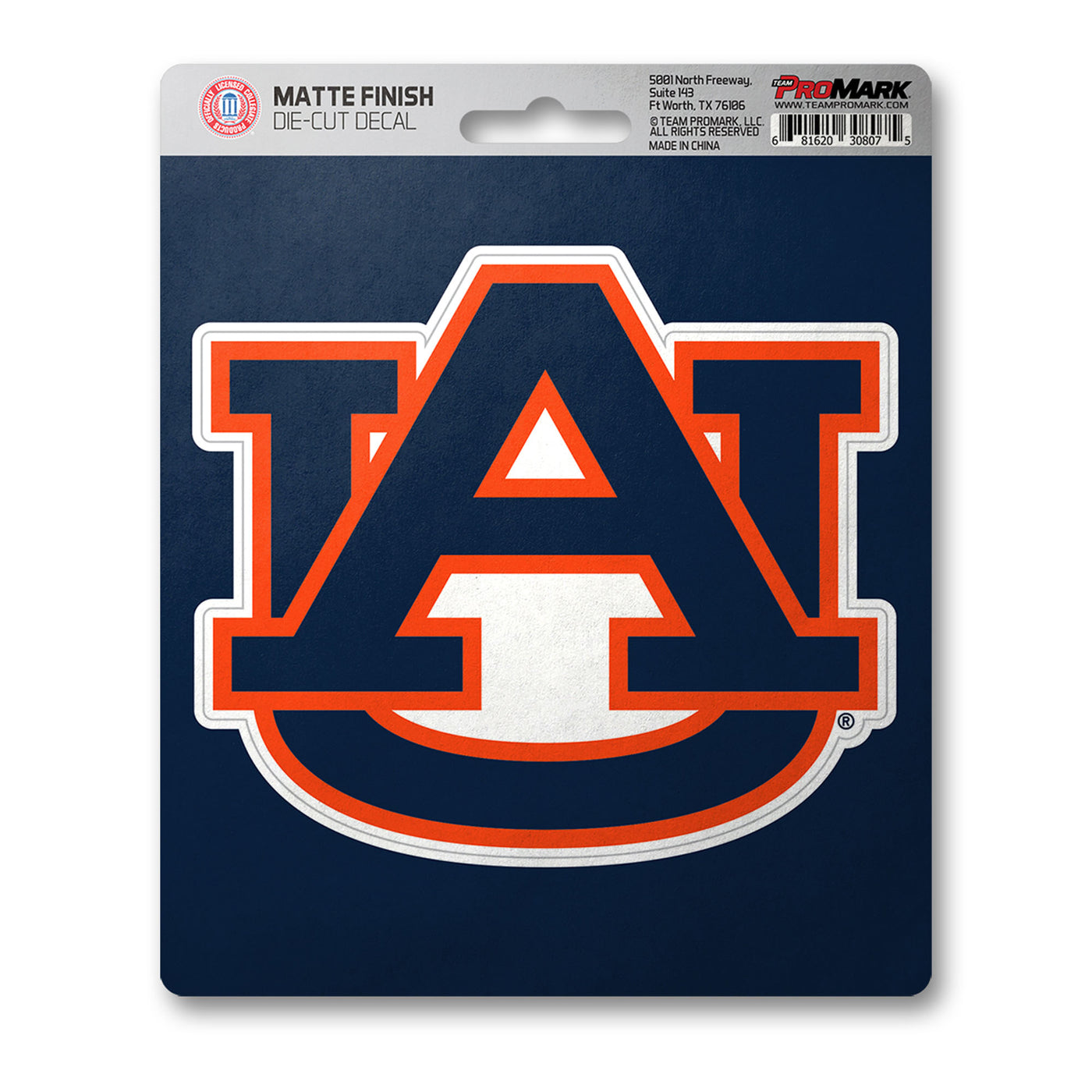 Auburn University Matte Decal