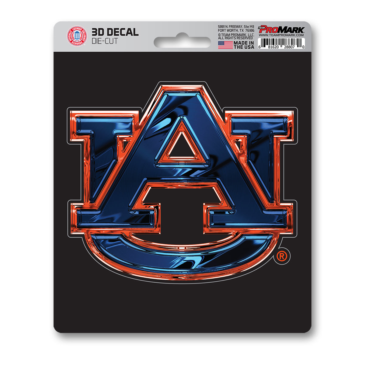Auburn University 3D Decal