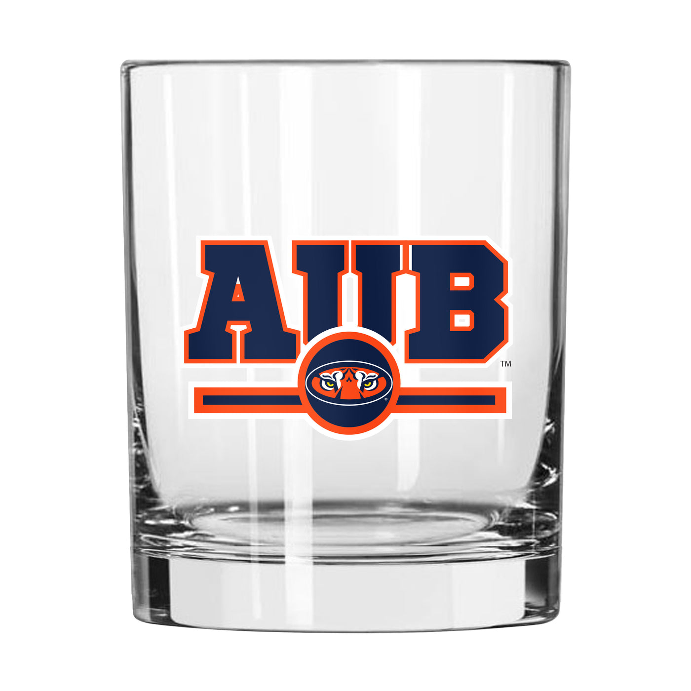 Auburn 14oz Letterman Rocks Glass