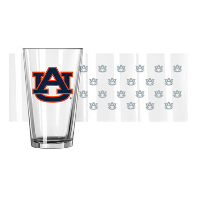 Auburn 16oz Satin Etch Pint Glass