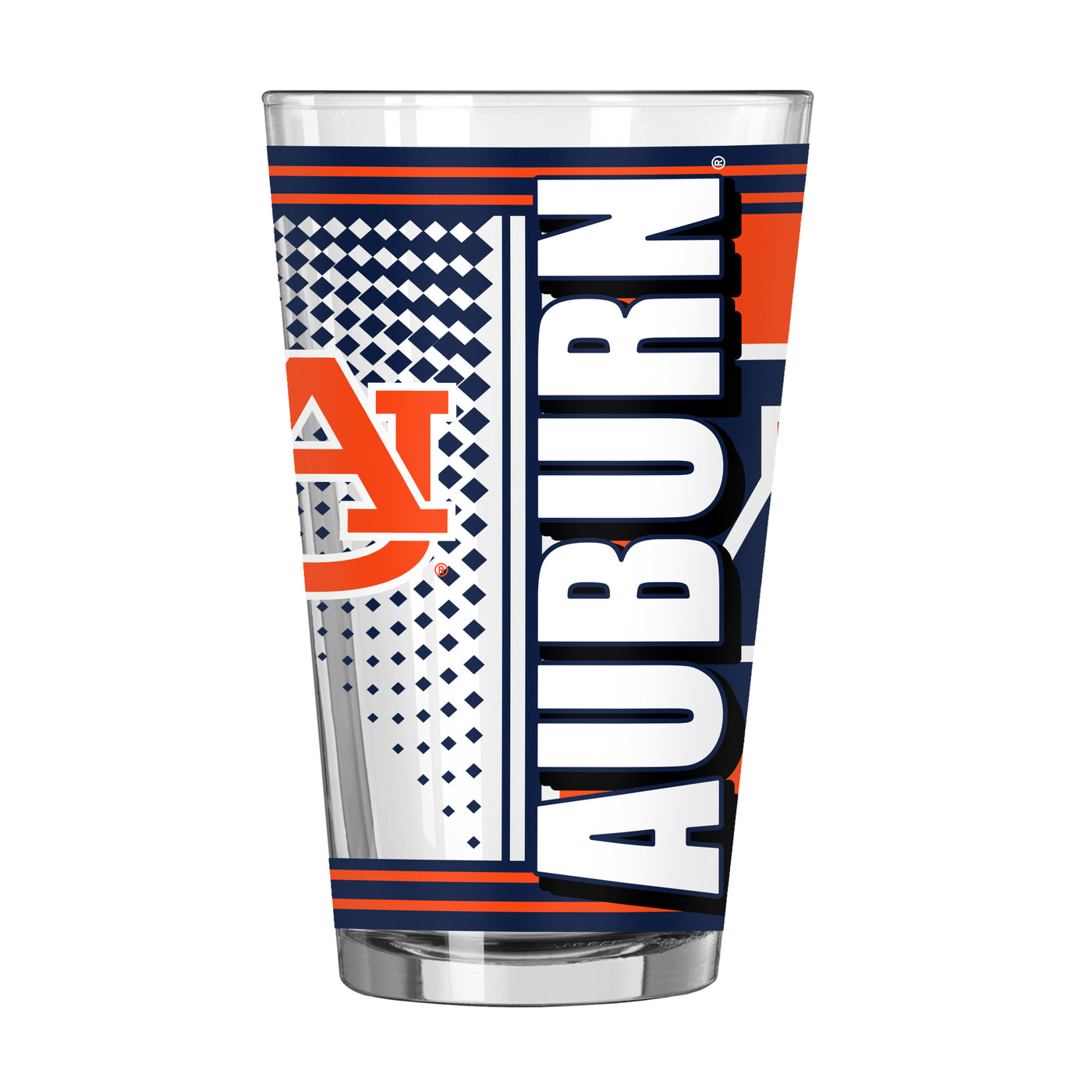 Auburn 16oz Hero Pint Glass