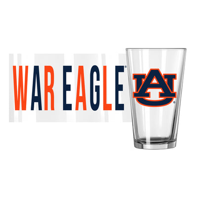 Auburn 16oz Overtime Pint Glass