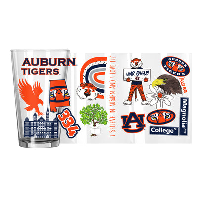 Auburn 16oz Native Pint Glass