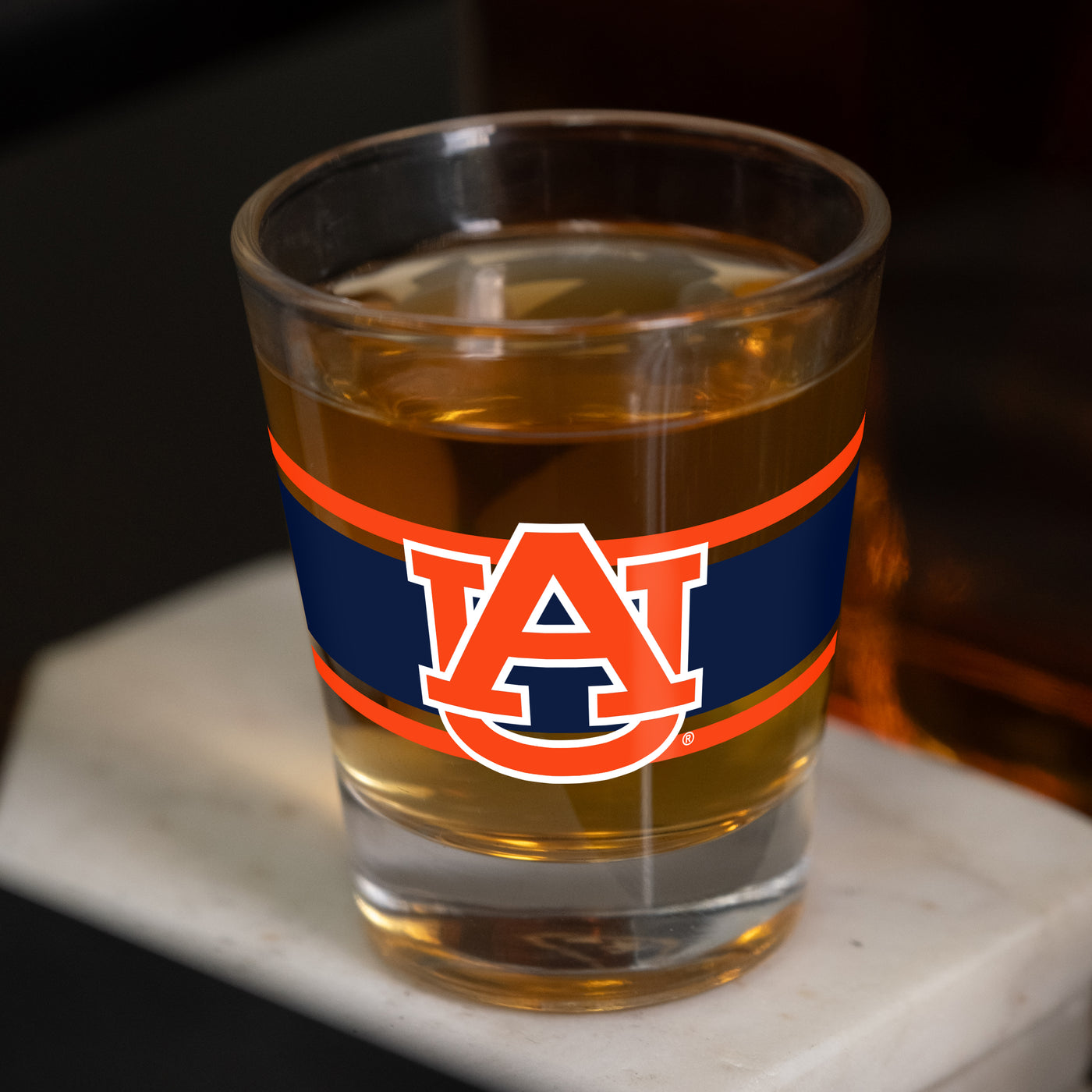 Auburn 2oz Stripe Shot Glass