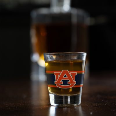 Auburn 2oz Stripe Shot Glass