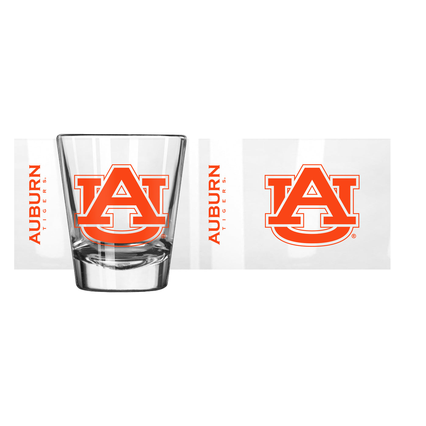 Auburn Carrot 2oz Gameday Shot Glass