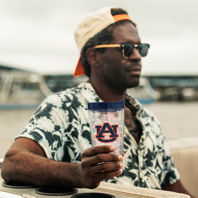 Auburn 16oz Flipside Dbl Wall Clear Tumbler