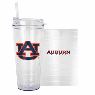 Auburn 22oz Flipside Dbl Wall Clear Tumbler