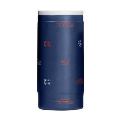 Auburn 12oz Step And Repeat Powdercoat SlimCan Coolie