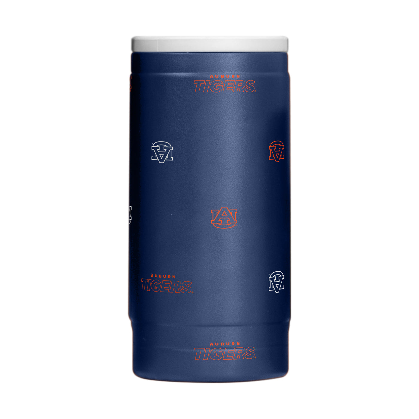 Auburn 12oz Step And Repeat Powdercoat SlimCan Coolie