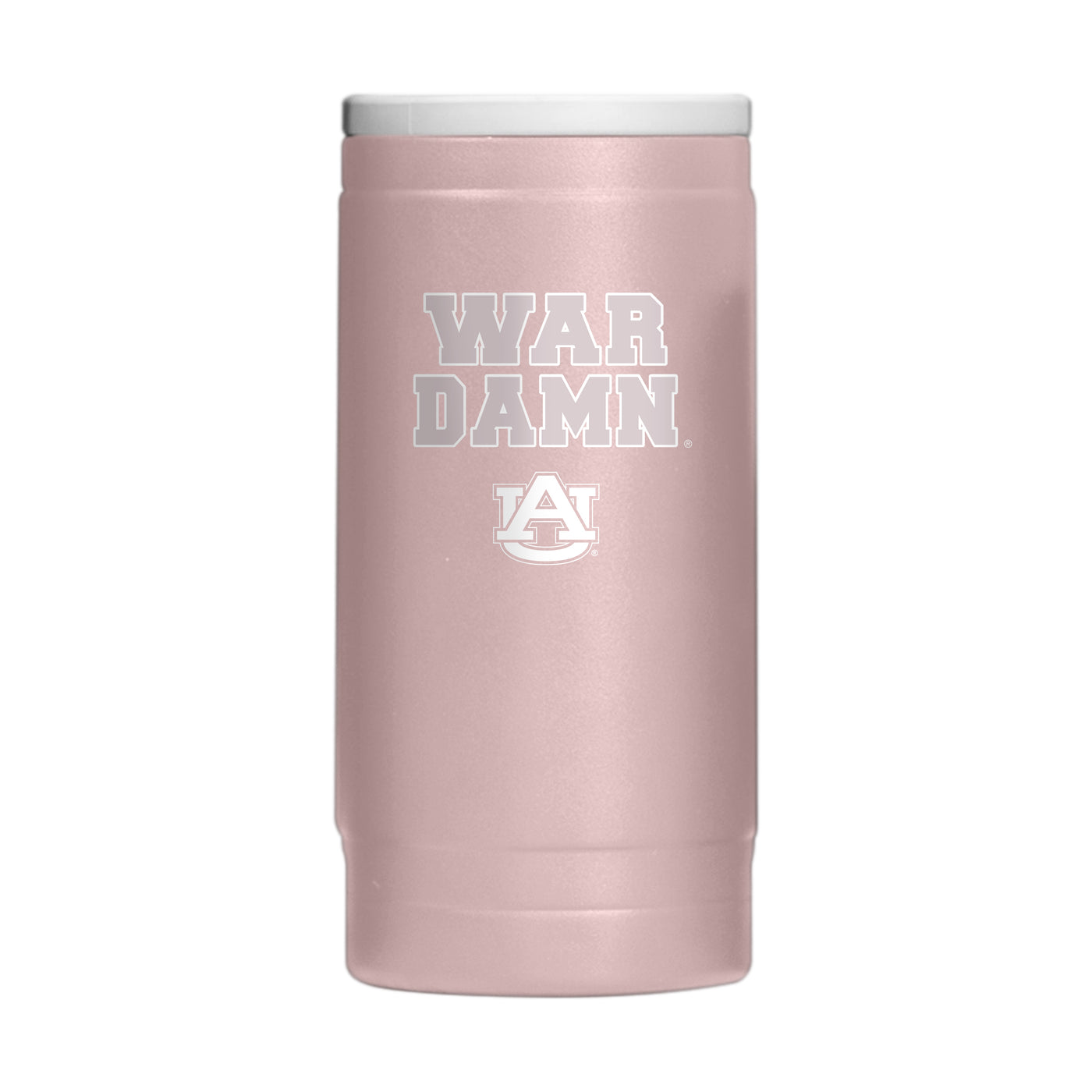 Auburn  Stencil Powder Coat Slim Can Coolie