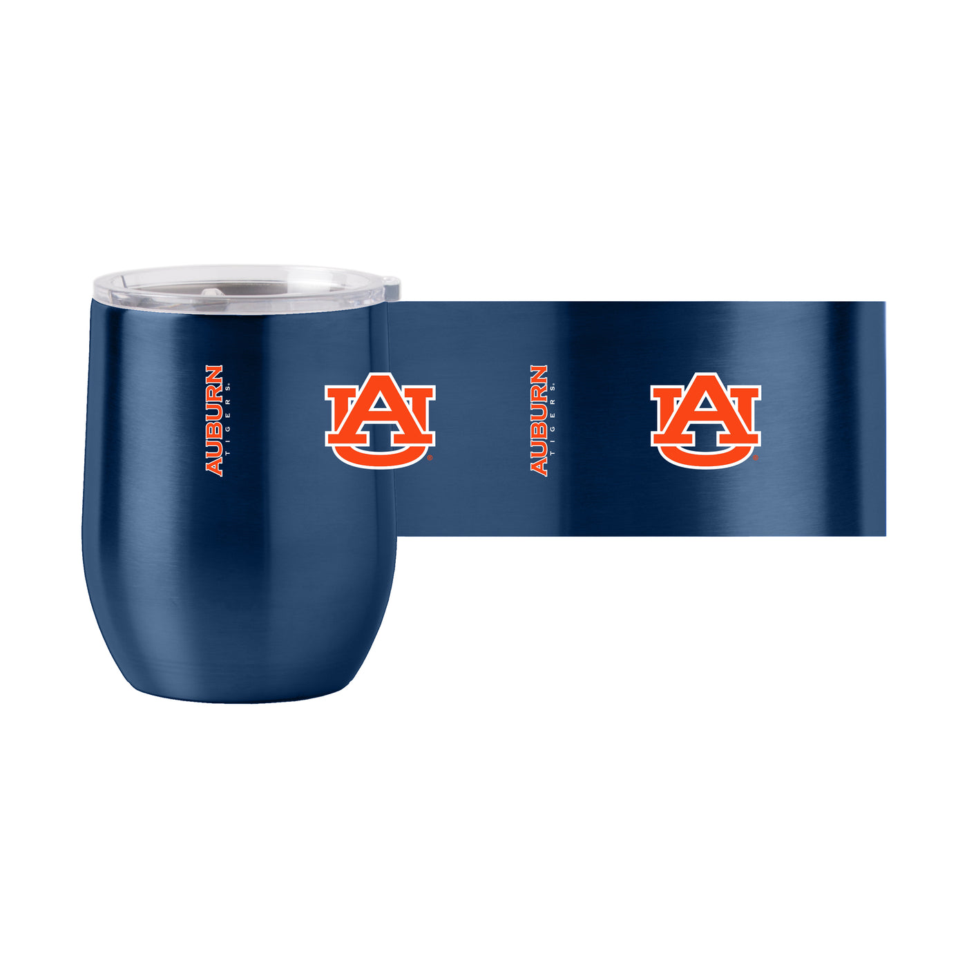 Auburn 16oz Stainless Curved Beverage - Logo Brands