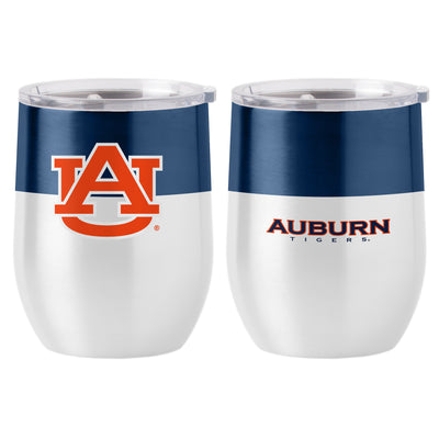 Auburn Colorblock 16oz Stainless Curved Beverage - Logo Brands
