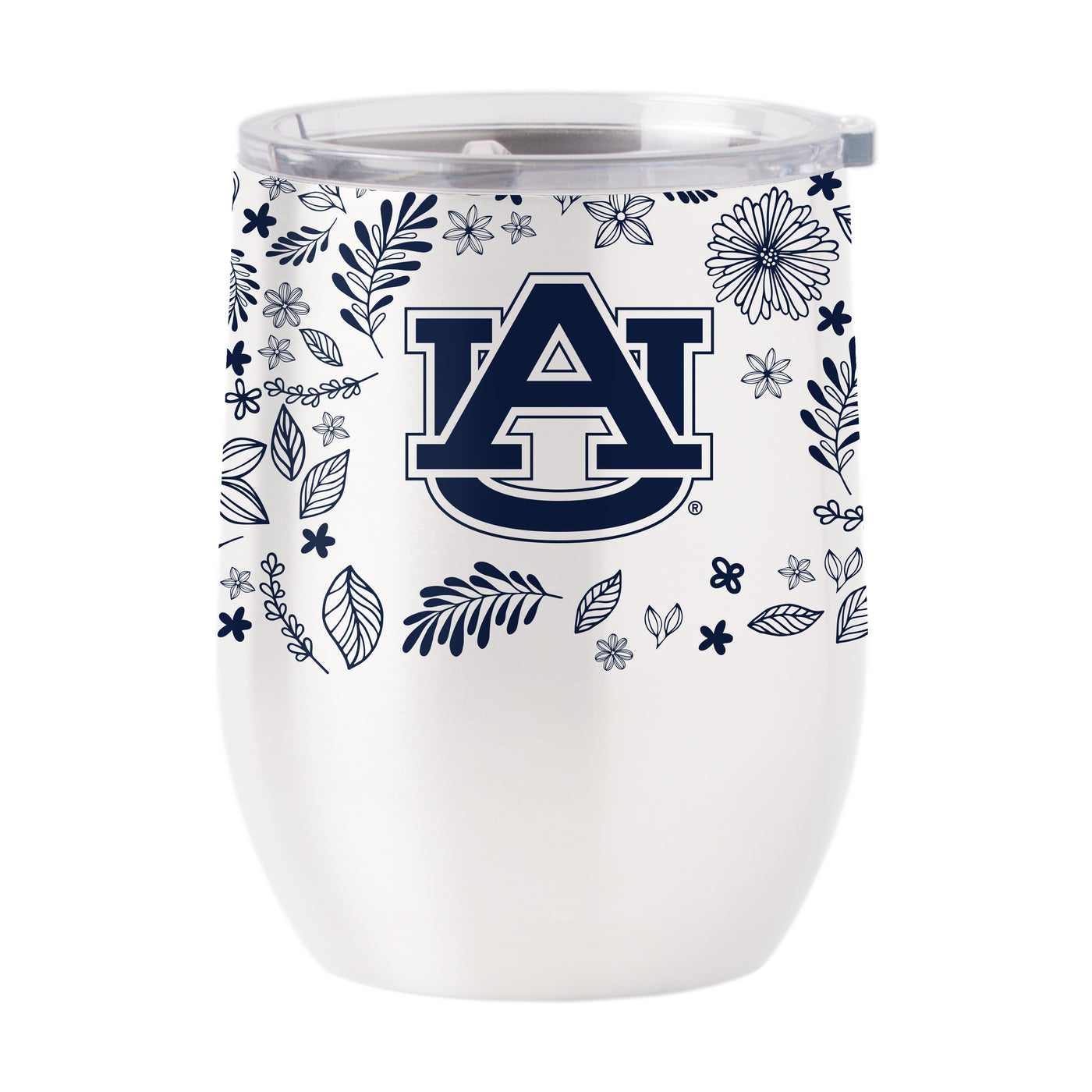 Auburn 16oz Botanical Stainless Curved Beverage