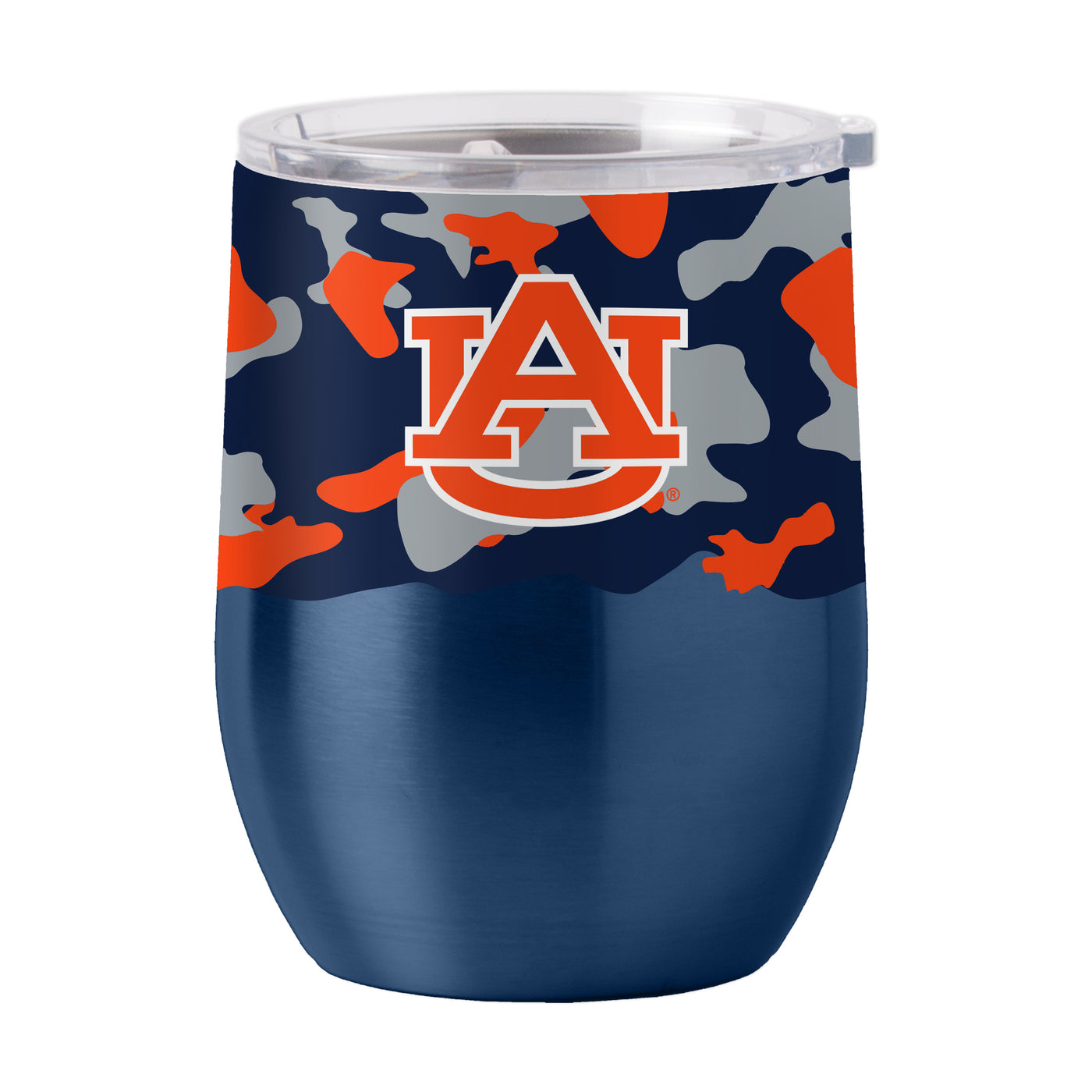 Auburn 16oz Camo Stainless Curved Beverage
