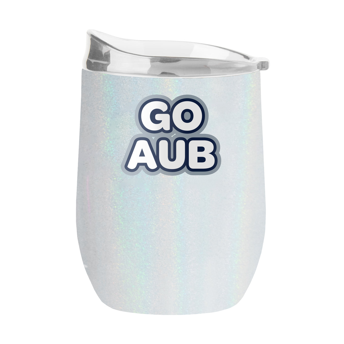 Auburn 16oz Bubble Iridescent Curved Tumbler