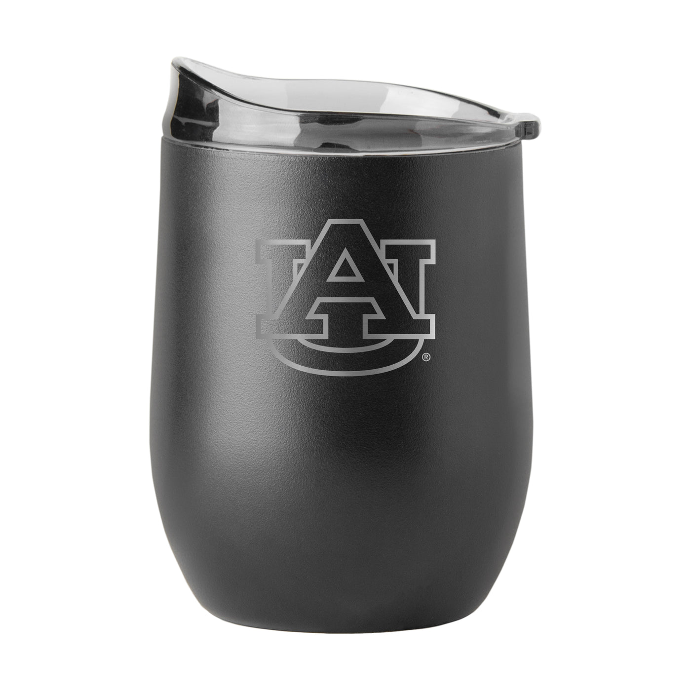 Auburn GunMetal 16oz Black Powder Curved Beverage - Logo Brands