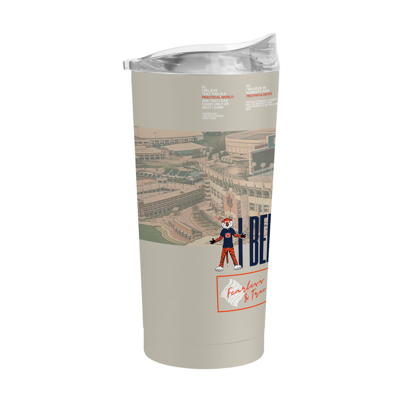 Auburn 2024 Design Contest Sand 20oz Powder Coat Tumbler