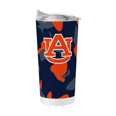 Auburn 20oz Camo Powder Coat Tumbler