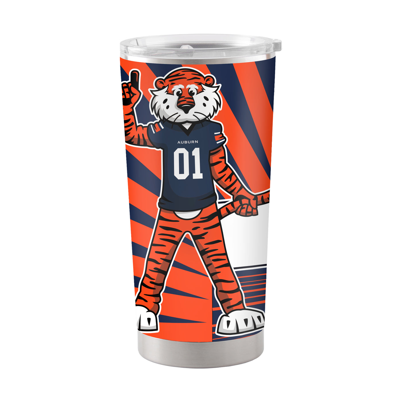 Auburn 20oz Mascot Stainless Steel Tumbler