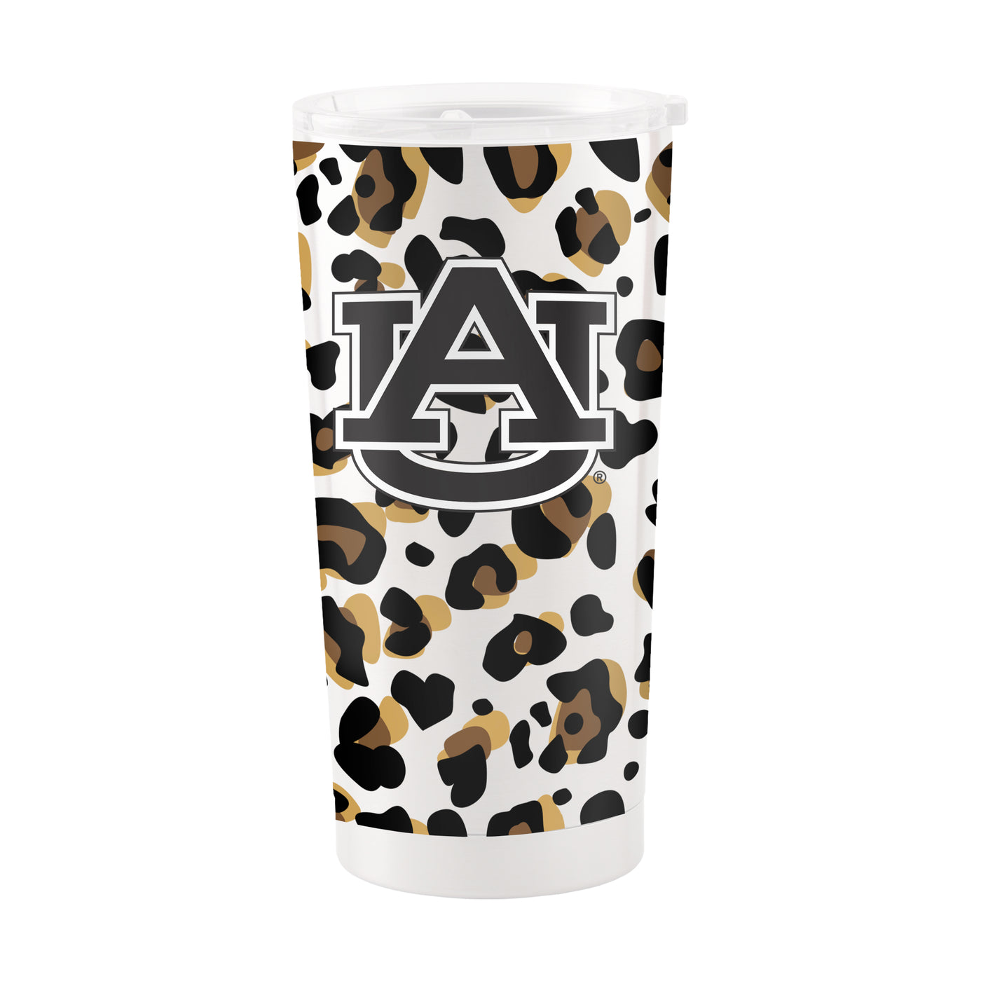 Auburn 20oz Neutral Leopard Stainless Steel Tumbler