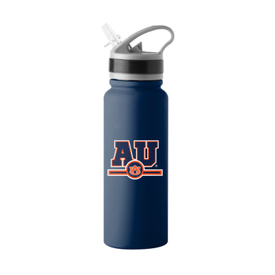 Auburn 25oz Campus Color Letterman Stainless Single Wall Flip Top Bottle